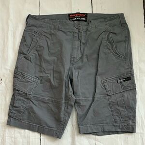 Superdry Core Cargo Shorts Gray 36 W
